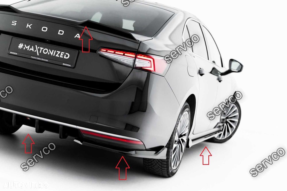Pachet Body kit tuning Skoda Superb Sedan Mk4 2024- v4 - Maxton Design - 8