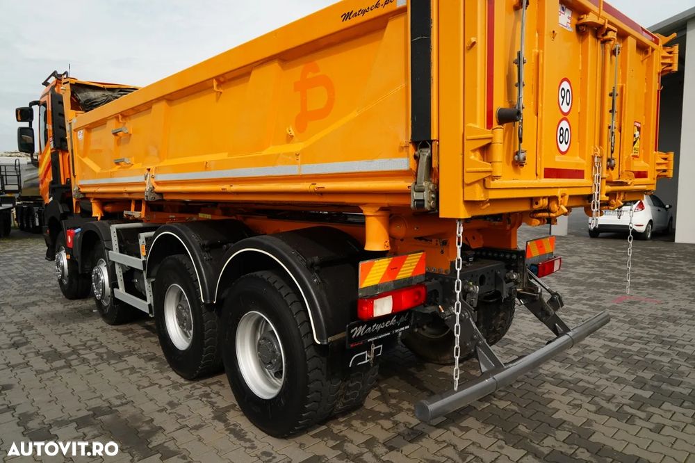 Renault K 480 / 8x4 / BASCUNĂ CU DOUĂ SENSURI / HYDRODOLT / UȘĂ CU BALAMALE / IMPORTAT / CONTRACT POST-SERVICE - 17