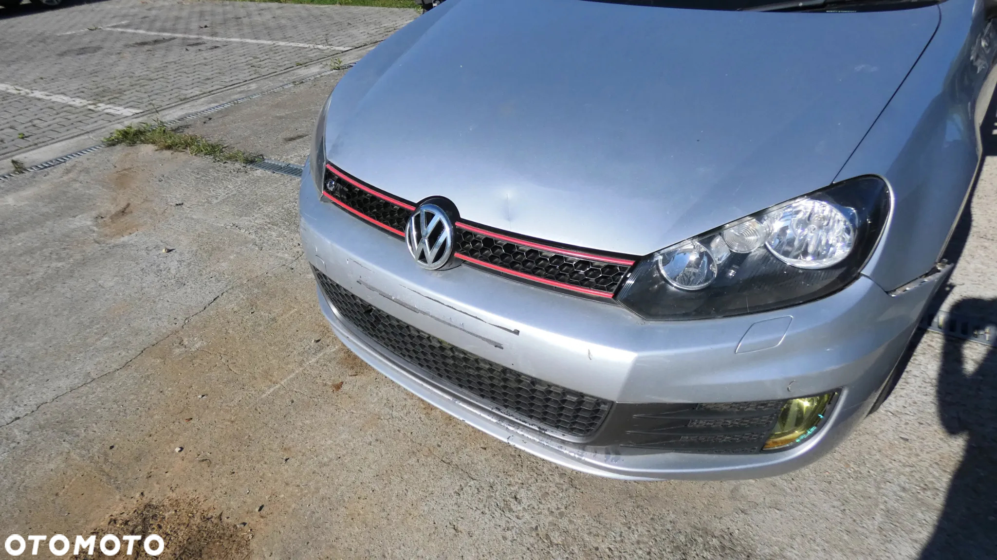 VW GOLF VI 6 GTI MASKA PRZÓD PRZEDNIA POKRYWA SILNIKA SREBRNA GORLICE - 6
