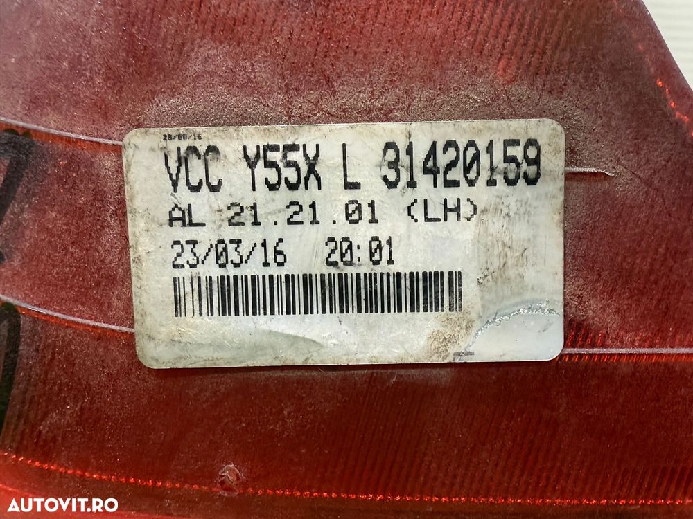 STOP TRIPLA BARA SPATE STANGA VOLVO V40 2.0 DIESEL 2015 COD OEM 31420159 2012-2019 - 8