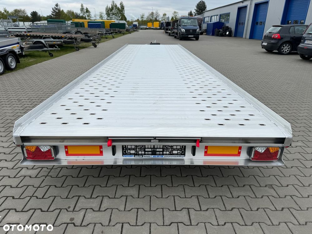 Gromex laweta aluminiowa | 850x210cm | DMC 3500kg | platforma na 2 auta | 3 osie AL-KO | OŚWIETLENIE LED - 23