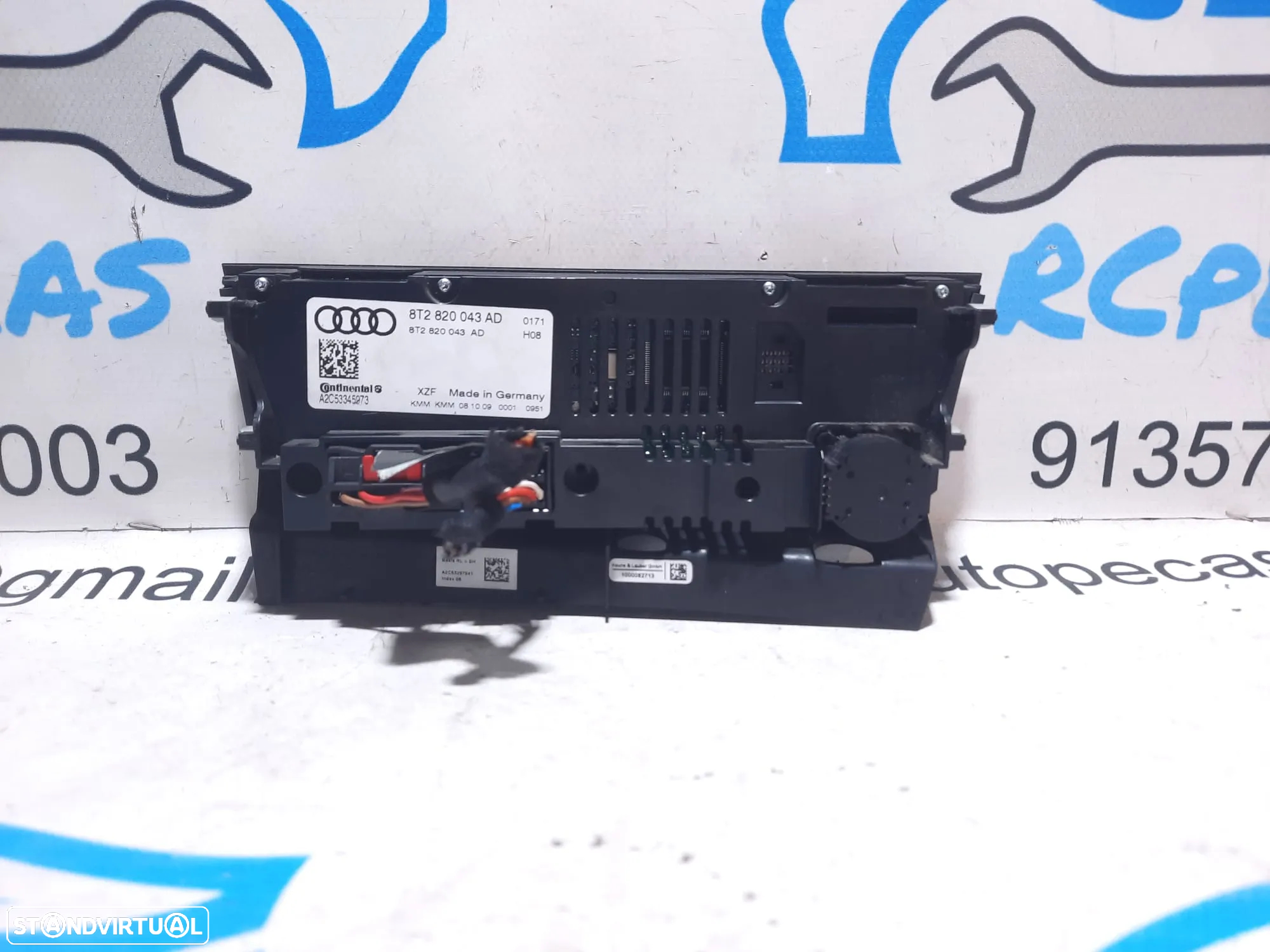 DISPLAY SOFAGEM COMANDO CHAUFFAGE AC CLIMATRONIC AUDI A5 OT OTA AUDI Q5 8RB 8T2820043AD ORIGINAL - 5