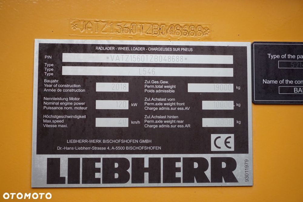 Liebherr L546 6900h Szybkozlacze - 30