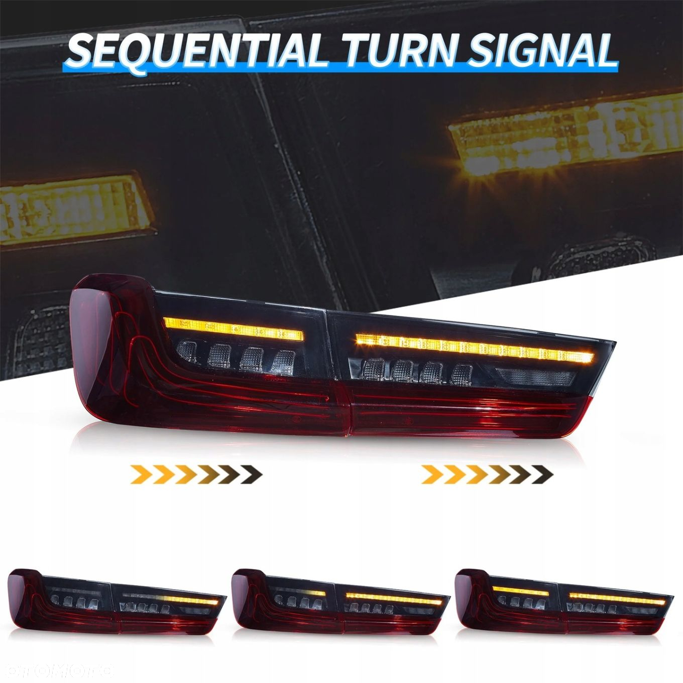 Lampy tyl ne kpl Full Led Laser Neon Dynamic Tuning Bmw 3 g20 g80 2019-2024 - 7