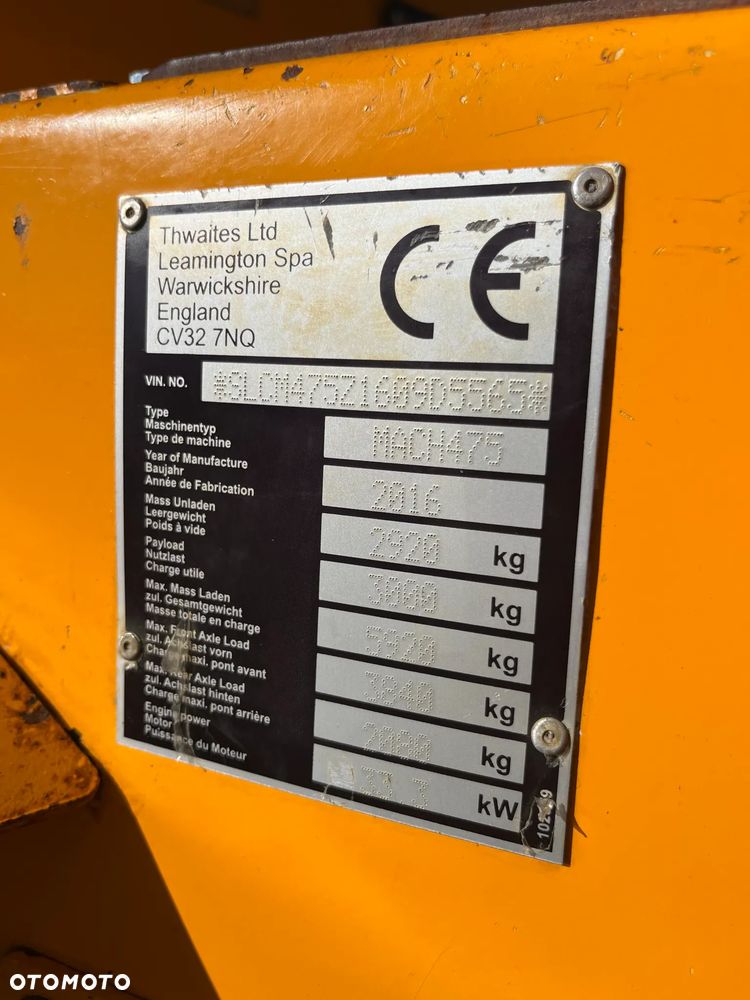 Thwaites Mach 475 3 Tonne Hydrostatic - 29