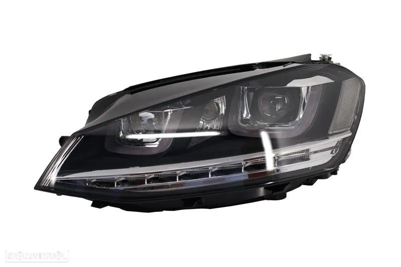 Faróis VW Golf VII 7 (2013 a 2017) Look R-Line - 2