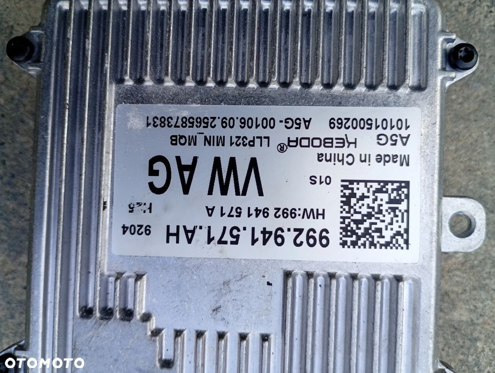 PRZETWORNICA MODUŁ LED 992941571AH VW AUDI SKODA SEAT ORYGINAŁ REFLEKTORA - 7