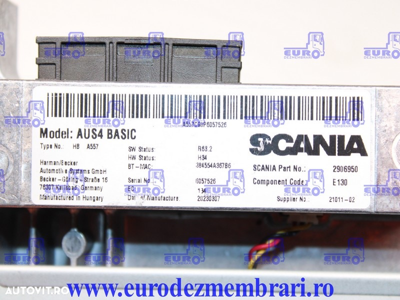 ELEMENT BORD UNITATE MULTIMEDIA AUS SCANIA SUPER 2906950 - 6