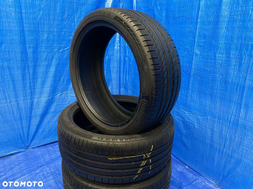 OPONA 18 OPONY LETNIE LATO KOMPLET OPON 4SZT CONTINENTAL CONTI SPORT CONTACT 215/40R18 89W XL BIEŻNIK 5,5mm 2021r - 3