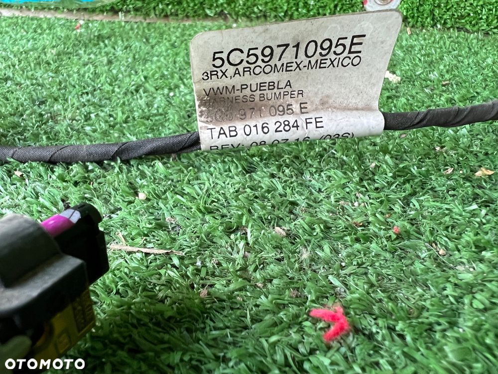 VW Beetle 5C5 Wiązka Instalacja czujników parkowania - 2