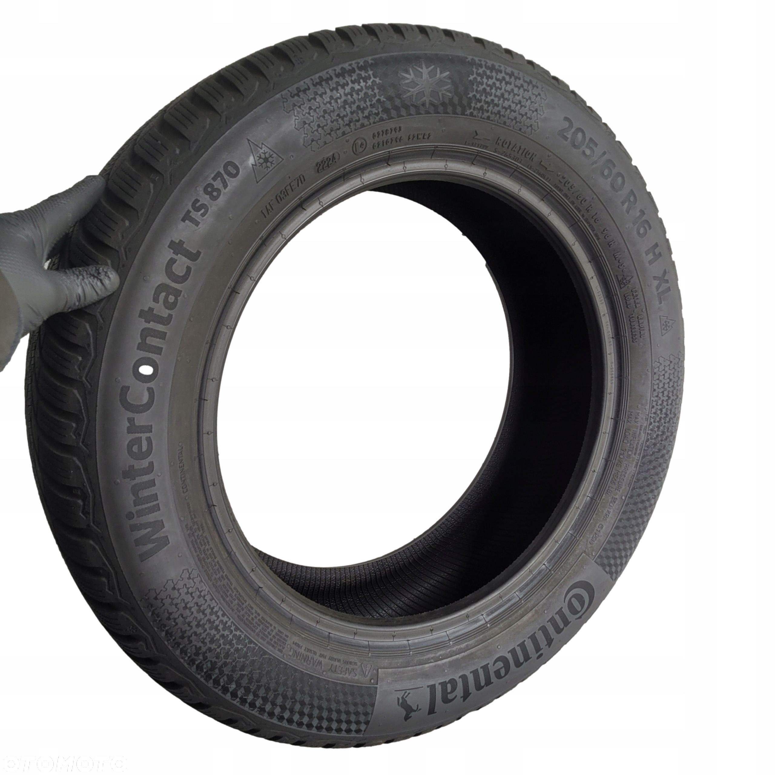 Continental wintercontact TS870 205/60 R16 96H 2024 8mm - 3