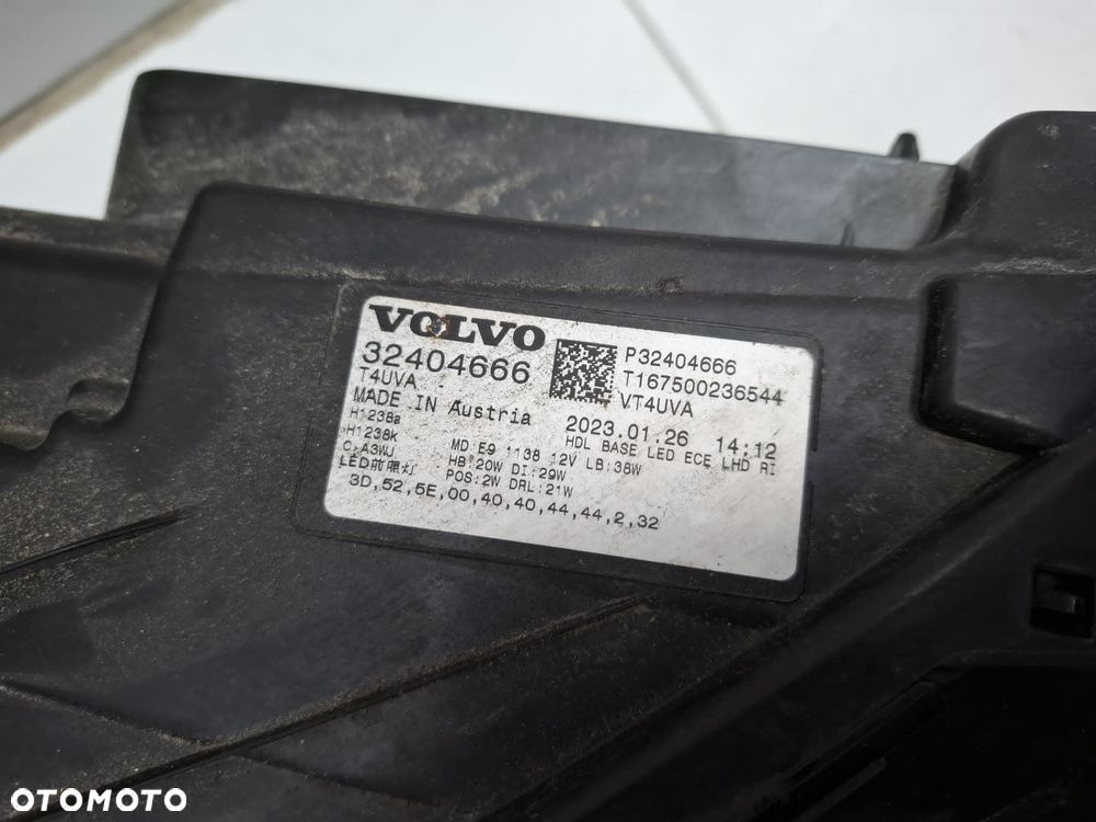 LAMPA PRZEDNIA PRZÓD PRAWA VOLVO XC40 II LIFT FULL LED 32404666 IDEALNA - 13