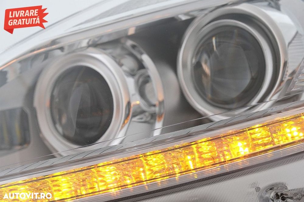 Faruri LED Mercedes W221 S-Class (2005-2009) Facelift Look LHD - 7