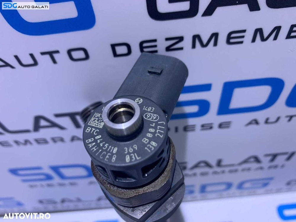 Injector Injectoare Volkswagen Sharan 2.0 TDI CFFA CFFB CFFE CFGB CLLA 2011 - 2016 Cod 03L130277J 0445110369 - 4