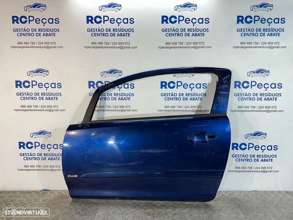 Porta Frente Frontal Esquerda Opel Corsa D 3 Portas Original