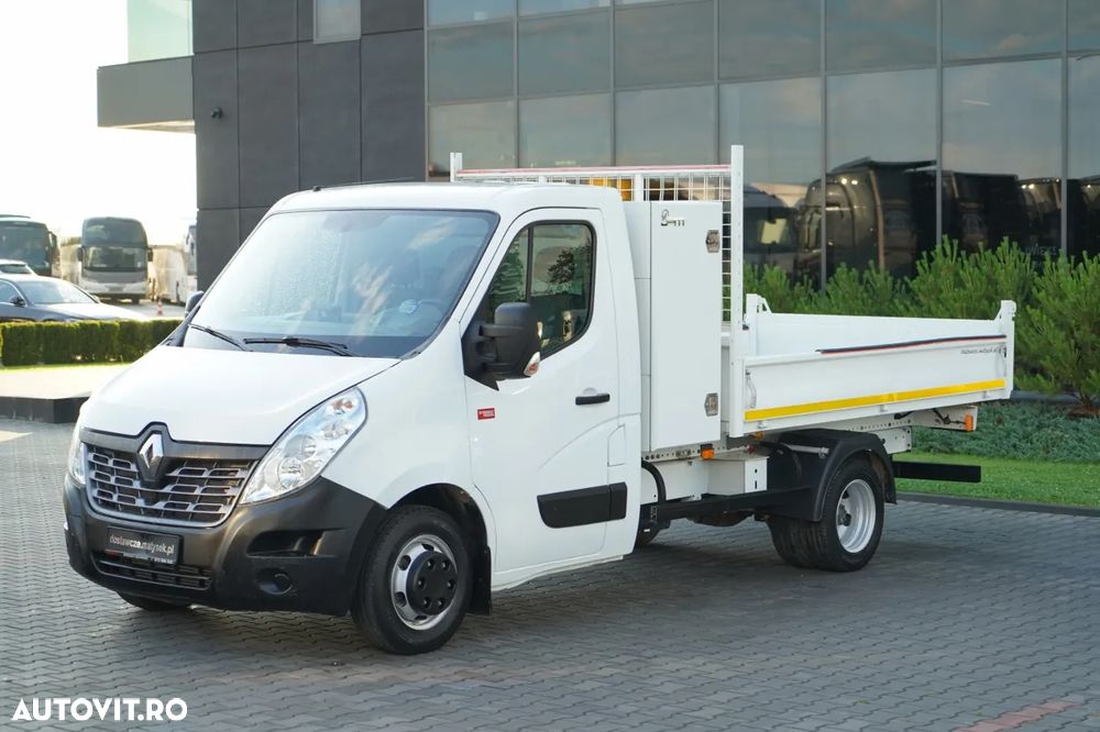 Renault MASTER / BASCULATOR SPATE / 3 LOCURI / DOUĂ TRANSMISII / MANUALĂ / IMPORTATĂ / - 14
