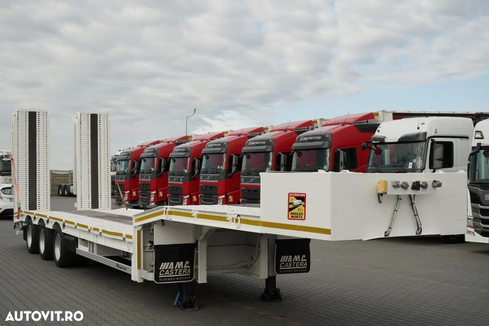 Castera REMORCA AUTO AMC CASTERA / ÎNCĂRCARE JOSĂ / 13,7 M / REDUCERE HIDRAULICĂ / REDUCERE HIDRAULICĂ / AX DE DIRECȚIE / TROLIU - 11