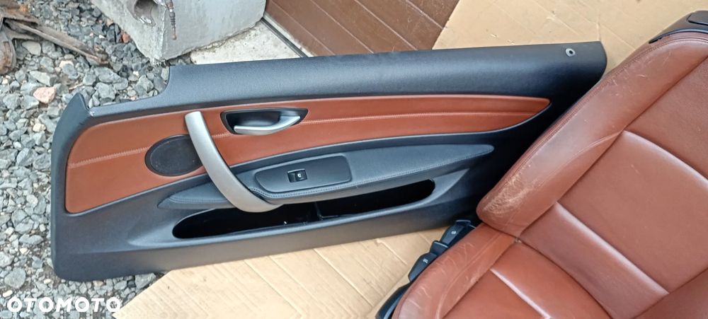 Fotele kanapa boczki komplet skóra BMW 1 E81 3D - 9