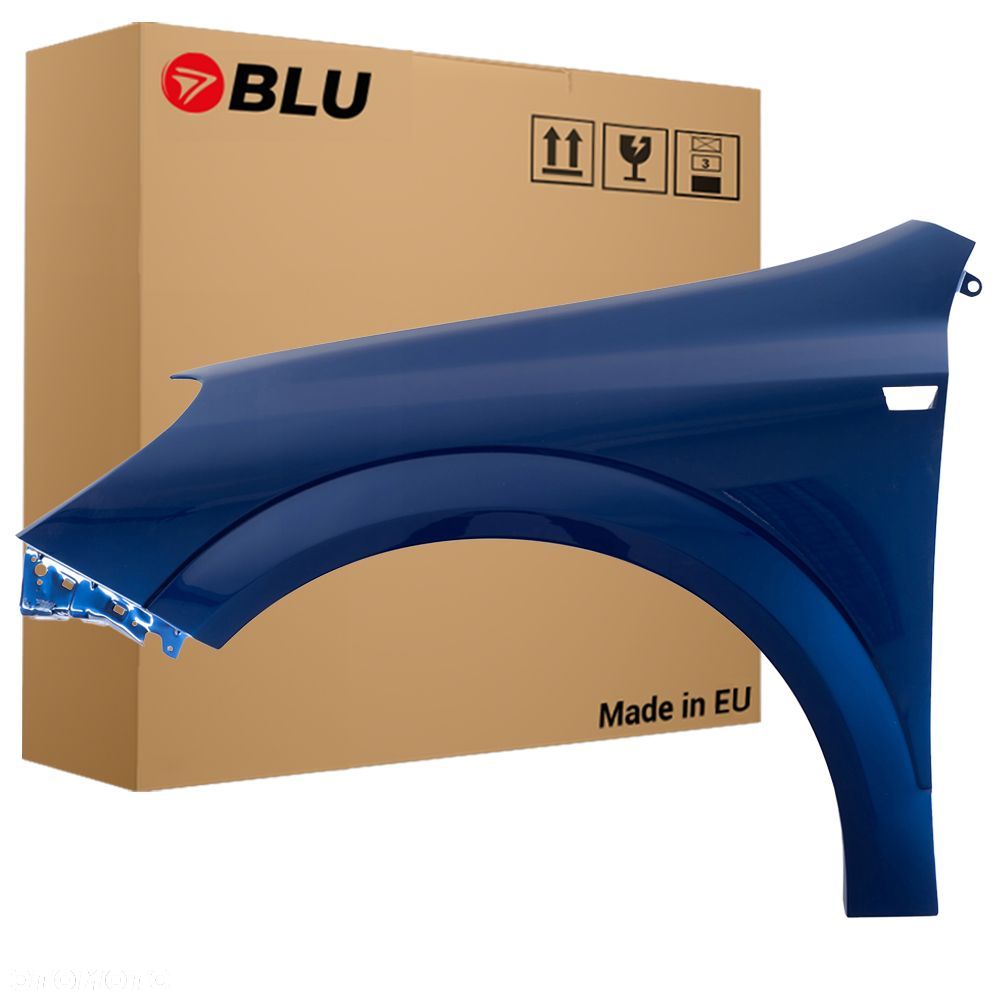 BLU Błotnik OPEL ASTRA H 3 III Z21B lewy niebieski 04-14 przód UltraBlau - 1