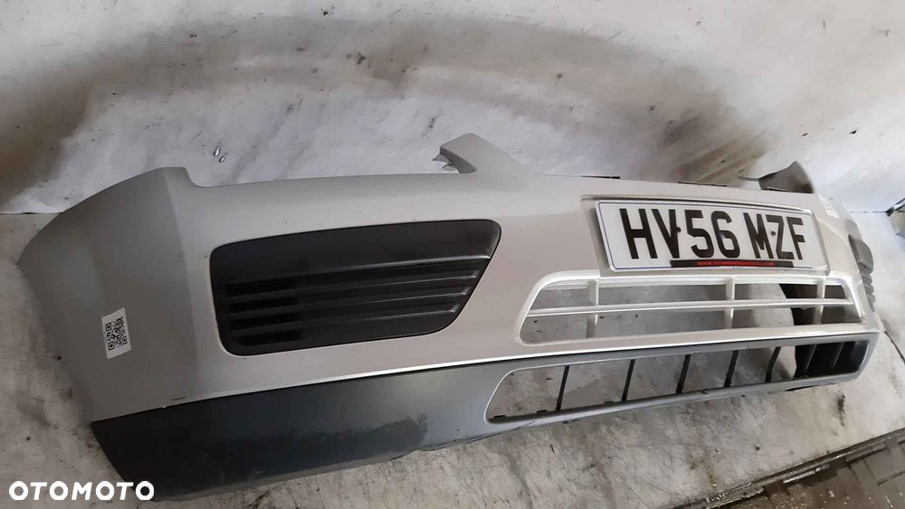 ^ ZDERZAK PRZÓD PRZEDNI FORD FOCUS MK.2 II 03 SREBRNY HALOGENY - 4