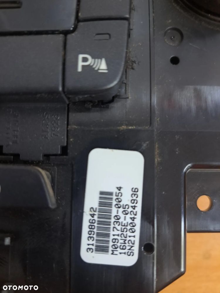 PANEL KLIMATYZACJI VOLVO V40 31398642 - 2