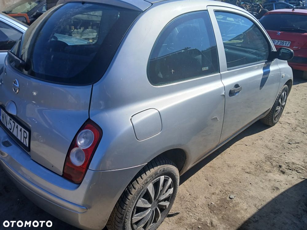 NISSAN MICRA K12 1.2 3D CR12DE silnik 5MT skrzynia napęd sanki belka wahacz wahacze zacisk zaciski zwrotnica piasta kopyto mc person amortyzator sprężyna maglownica - 4