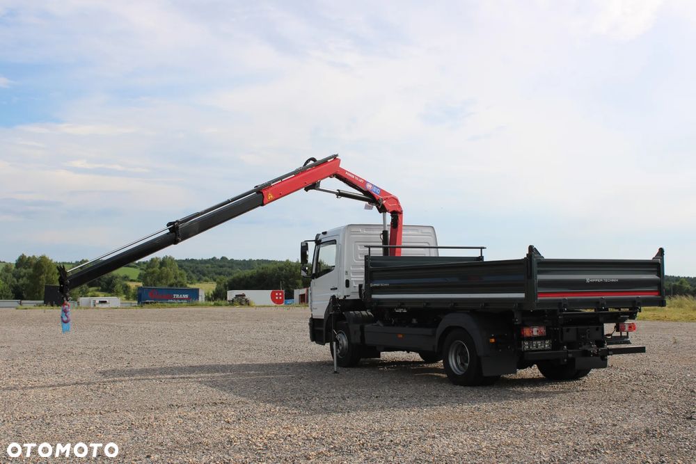 Mercedes-Benz Atego 1524 Nowy 3-stronny Wywrot Kiper Wywrotka Nowy żuraw HDS HMF 810 K2 Fassi Palfinger Hiab DN HC TGL TGM Midlum Eurocargo LF FL - 7