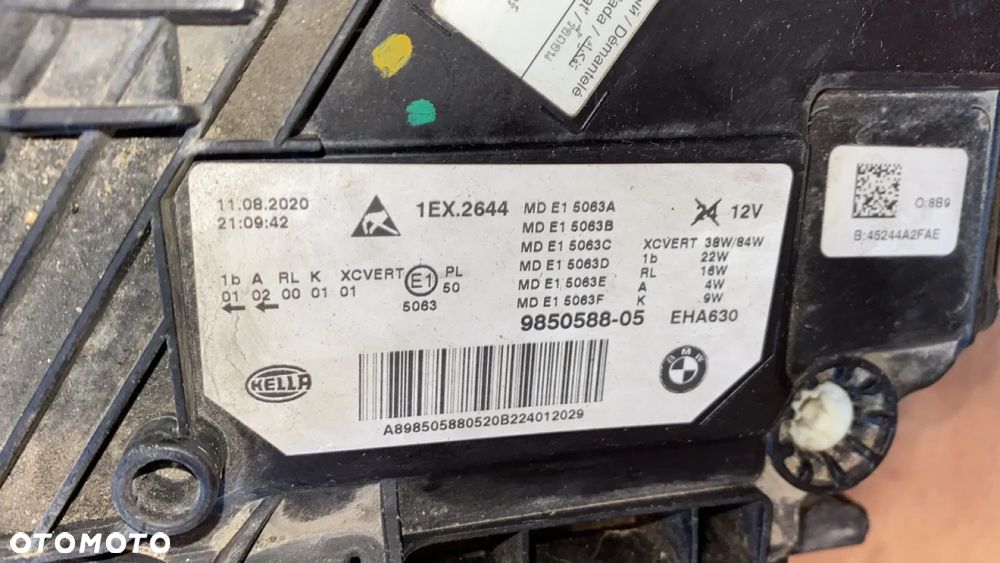 LAMPA PRZEDNIA PRAWA LASER 9850588 BMW G30 G31 LCI LIFT EUROPA - 8