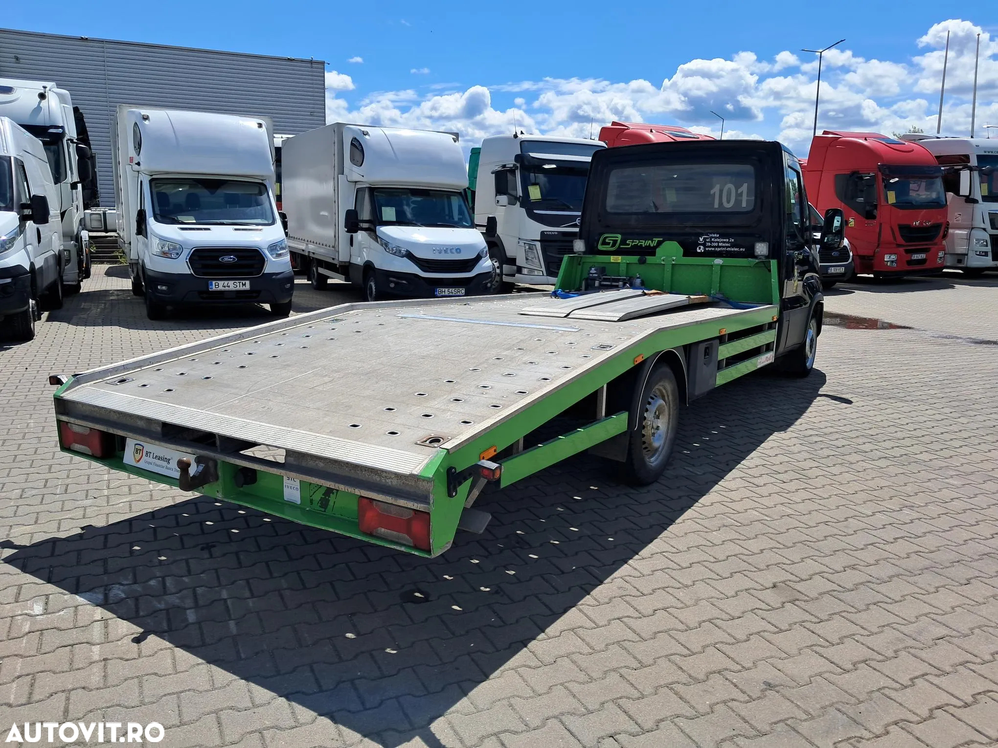 Iveco daily 35s18 3.0d 180cp automat platforma transport auto - 4