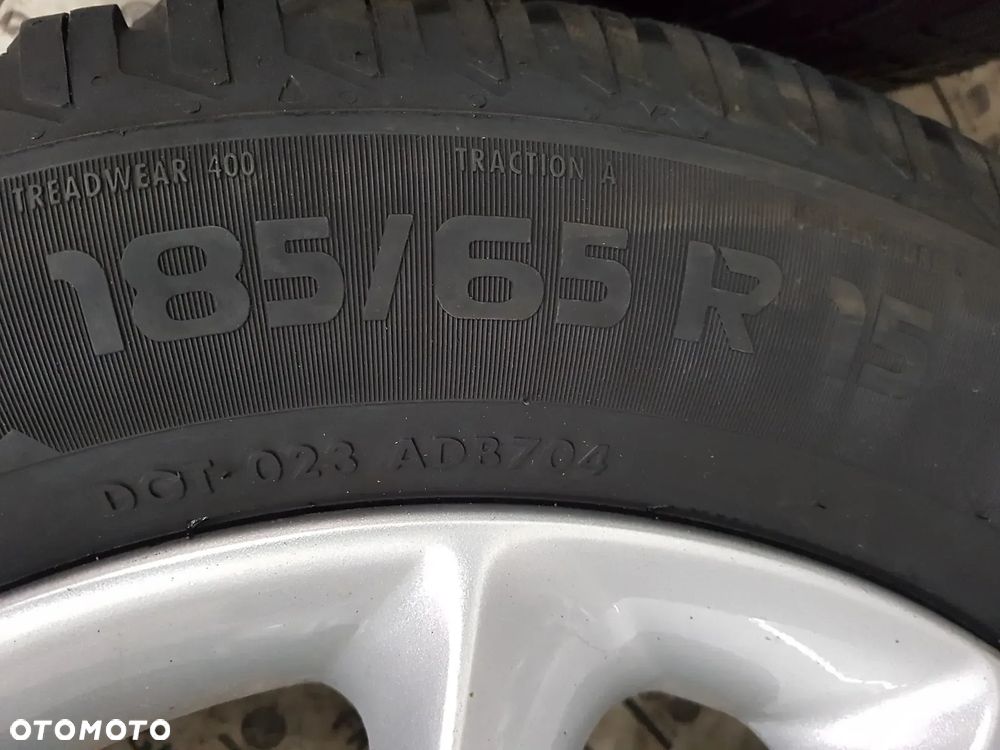KOŁA CAŁOROCZNE OPEL CORSA D E  ADAM 4X100 185/65R15 6JX15 CZUJNIKI - 6