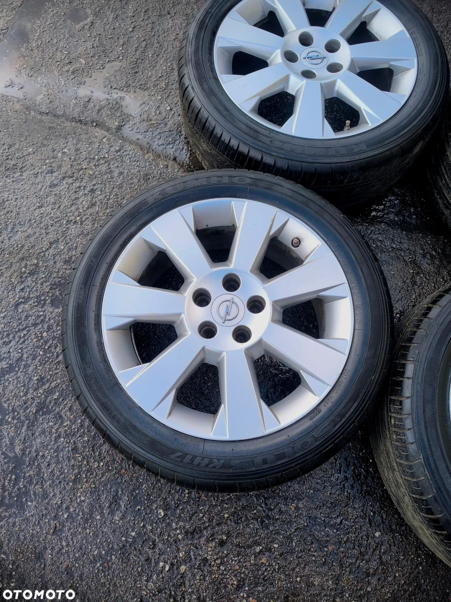5x110 Felgi Aluminiowe Alufelgi 17 Koła Letnie Lato OPEL ASTRA H Vectra C Signum MERIVA B Zafira A B SAAB 9-3 9-5 900 II 6mm Legnica ALU-RAD 215/50 - 5