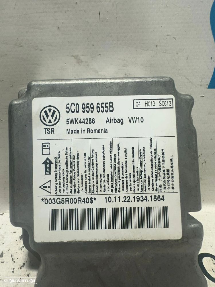 .Módulo Centralina Airbag SRS Original VW Volkswagen 5C0959655B 2006 - 2019 - 8