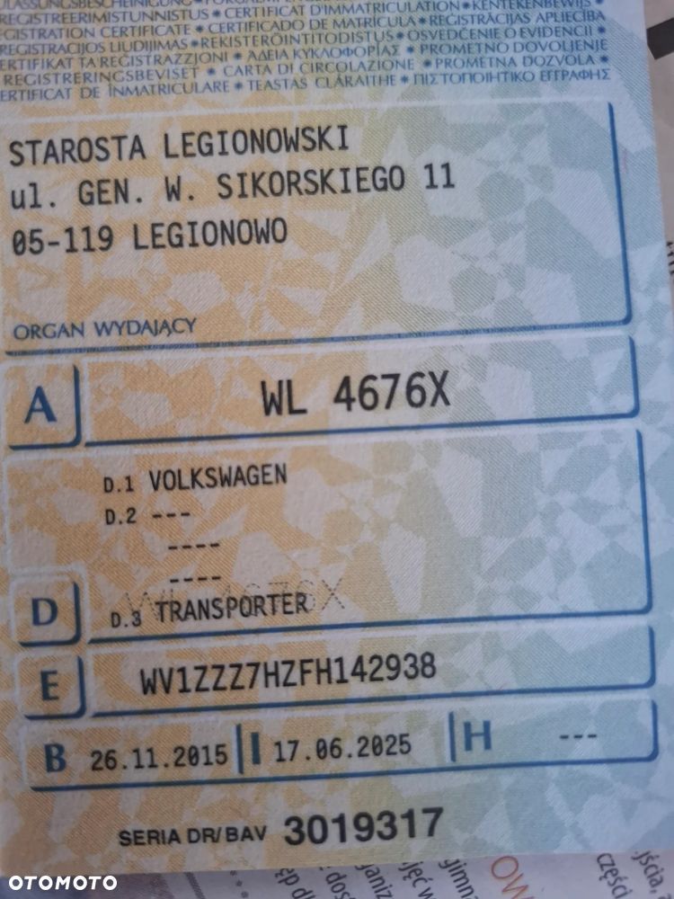 Volkswagen TRANSPORTER - 20