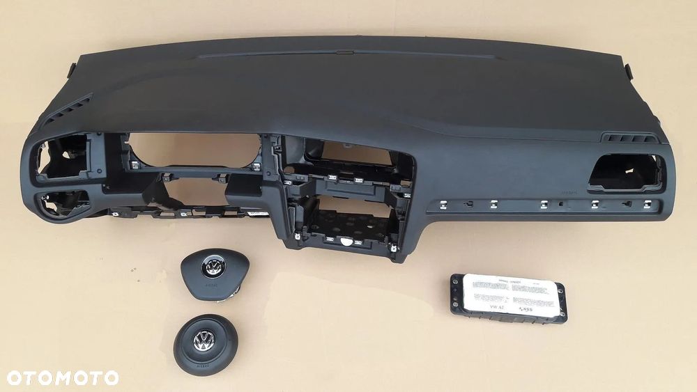 VW Golf VII 7 5g0 deska kokpit poduszki airbag pasy - 4