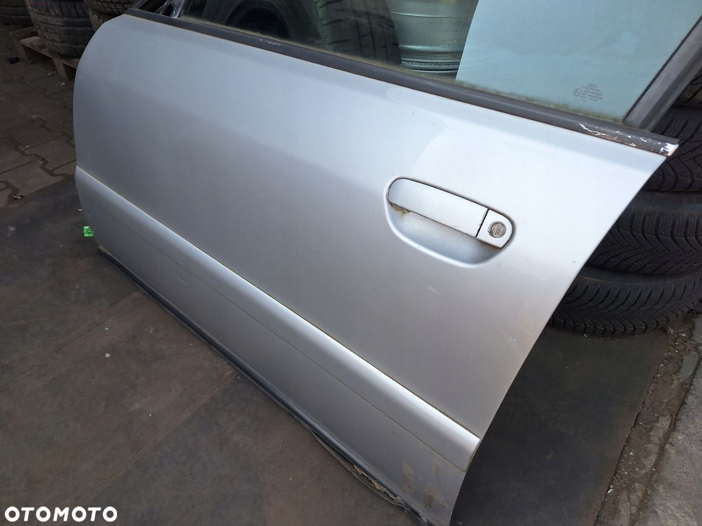AUDI A4 B5 8D LIFT FL 8D5 8D2 99-01 PRZÓD TYŁ LEWE PRAWE SREBRNE DRZWI LY7W - 10