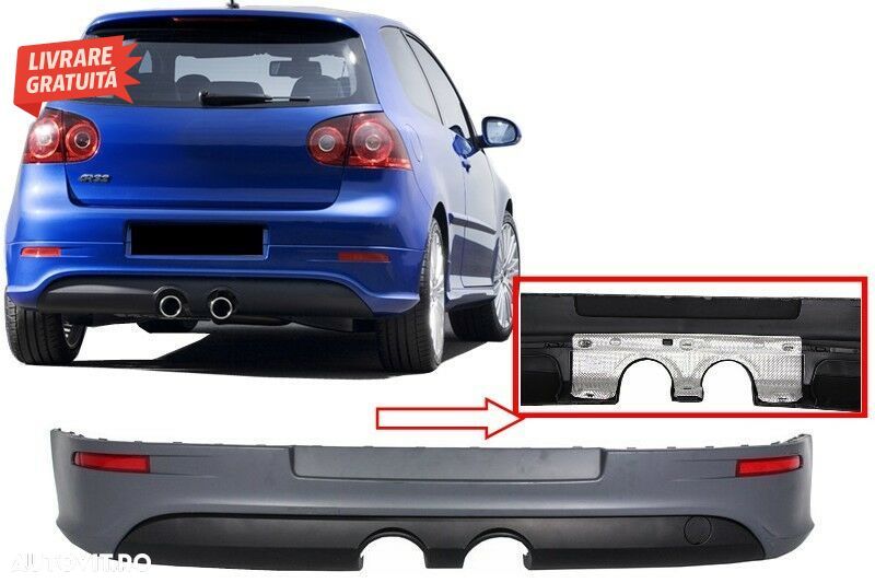 Prelungire Bara Spate VW Golf 5 V (2003-2007) R32 Look- livrare gratuita - 14