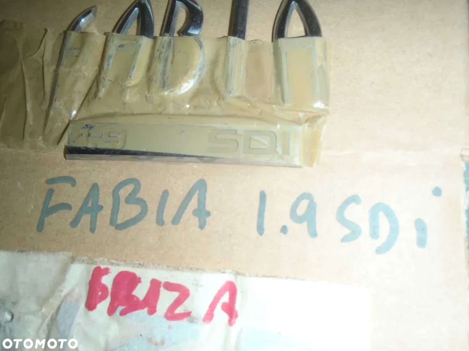 logo emblemat napis passat fabia seat octavia 1.9 sdi 1.4 mpi - 3