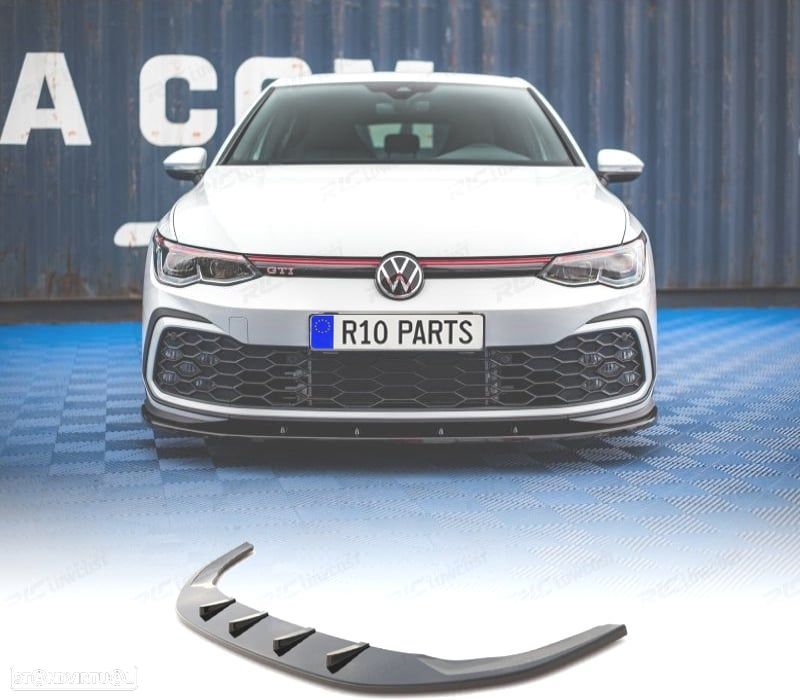 SPOILER LIP FRONTAL VOLKSWAGEN VW GOLF 8 GTI R LINE LOOK V1 - 1