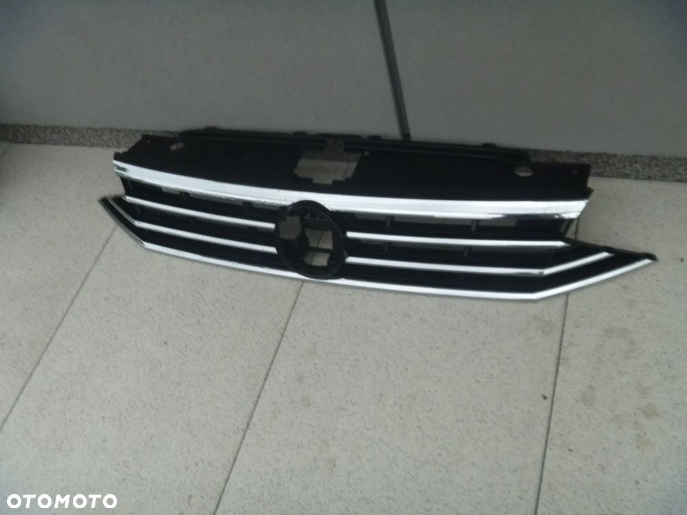 VW VOLKSWAGEN PASSAT B8 LIFT ATRAPA ZDERZAKA PRZEDNIEGO ORYGINAŁ 3G0853653N - 2