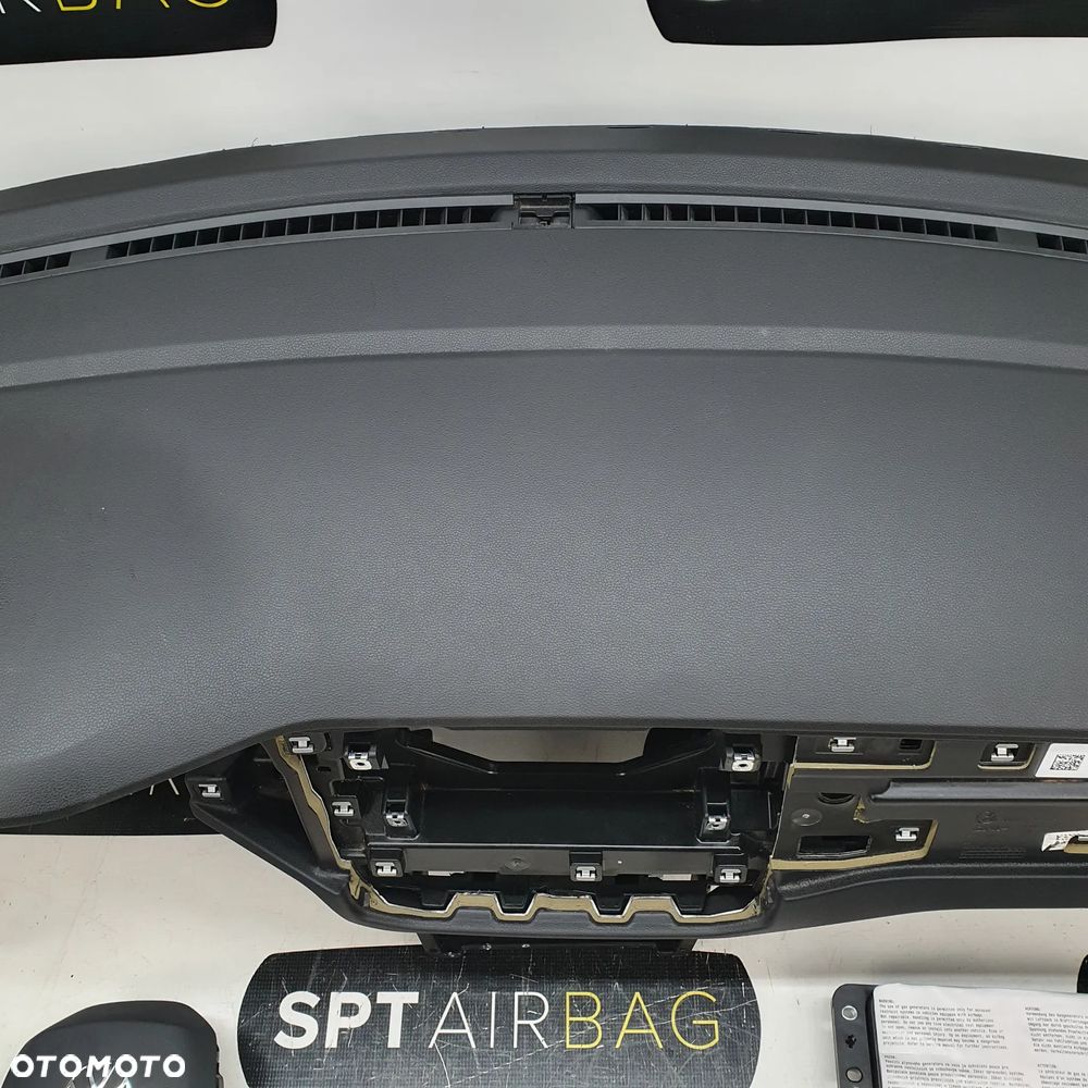 VW T-CROSS TCROSS LIFT DESKA ROZDZIELCZA KONSOLA KOKPIT PULPIT PODUSZKI AIRBAG AIR BAG PASY KIT SET - 3