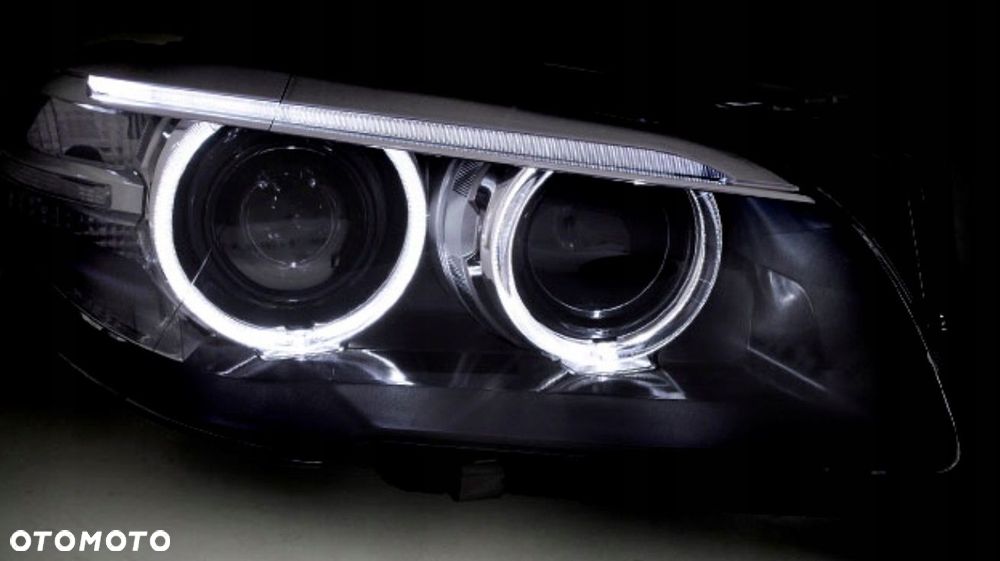 reflektor lampa bi-xenon led tuning black bmw 5 f10 f11 2009-2013 przedlift - 4