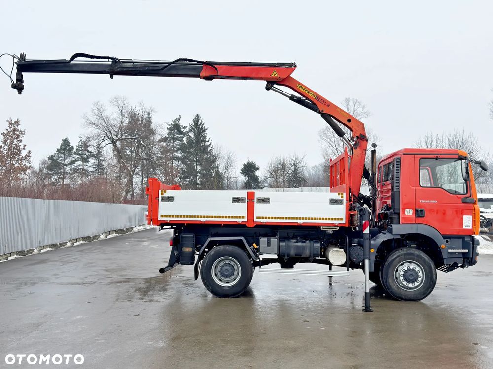 MAN TGM 18.280 * WYWROTKA 3,85 m* PALFINGER PK 10501 * 4x4 - 5