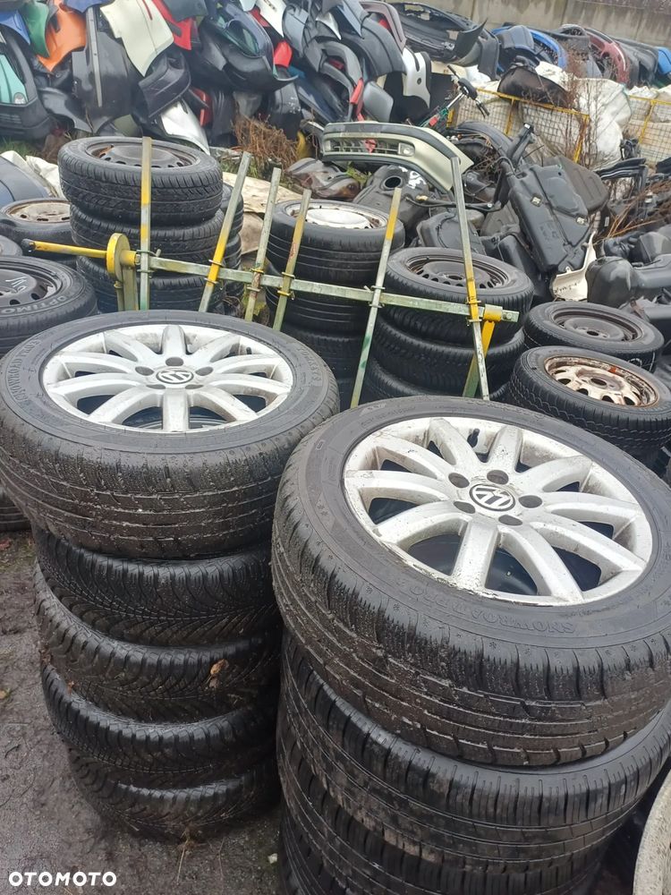 Koła opony 16 stki 4 szt komplet opony zimowe Vw Golf V 5 2006r 1.4 tsi benzyna - 1