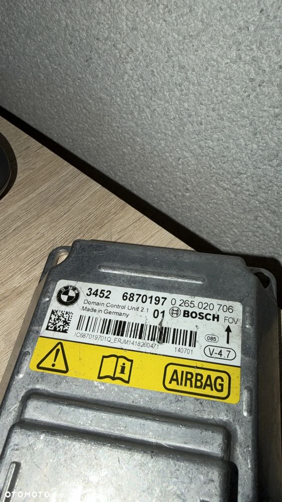 BMW F15 F16 MODUŁ AIRBAG 6870197 - 2
