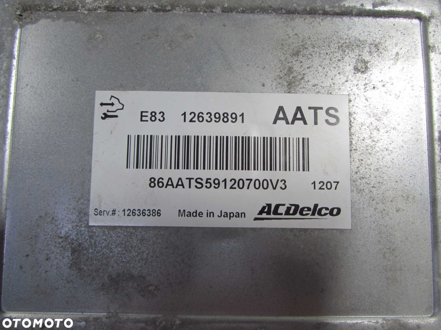 OPEL ASTRA V K J CORSA E 1.4 16V KOMPUTER STEROWNIK ECU SILNIKA 12639891 AATS - 4