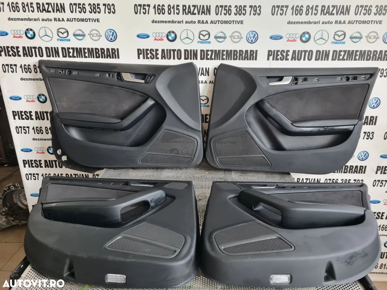Set Fete Fata Tapiterie Usa Piele Alcantara Audi A5 Sportback 4 Usi 2.0 Tdi Euro 5 Motor CJC Cutie - 2