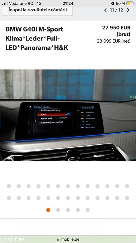 BMW Seria 6 640i - 12