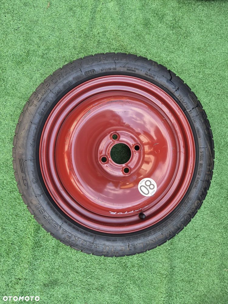 RENAULT CLIO CAPTUR Koło dojazdowe zapasowe GT Radial T125/70 R16 96M 2014