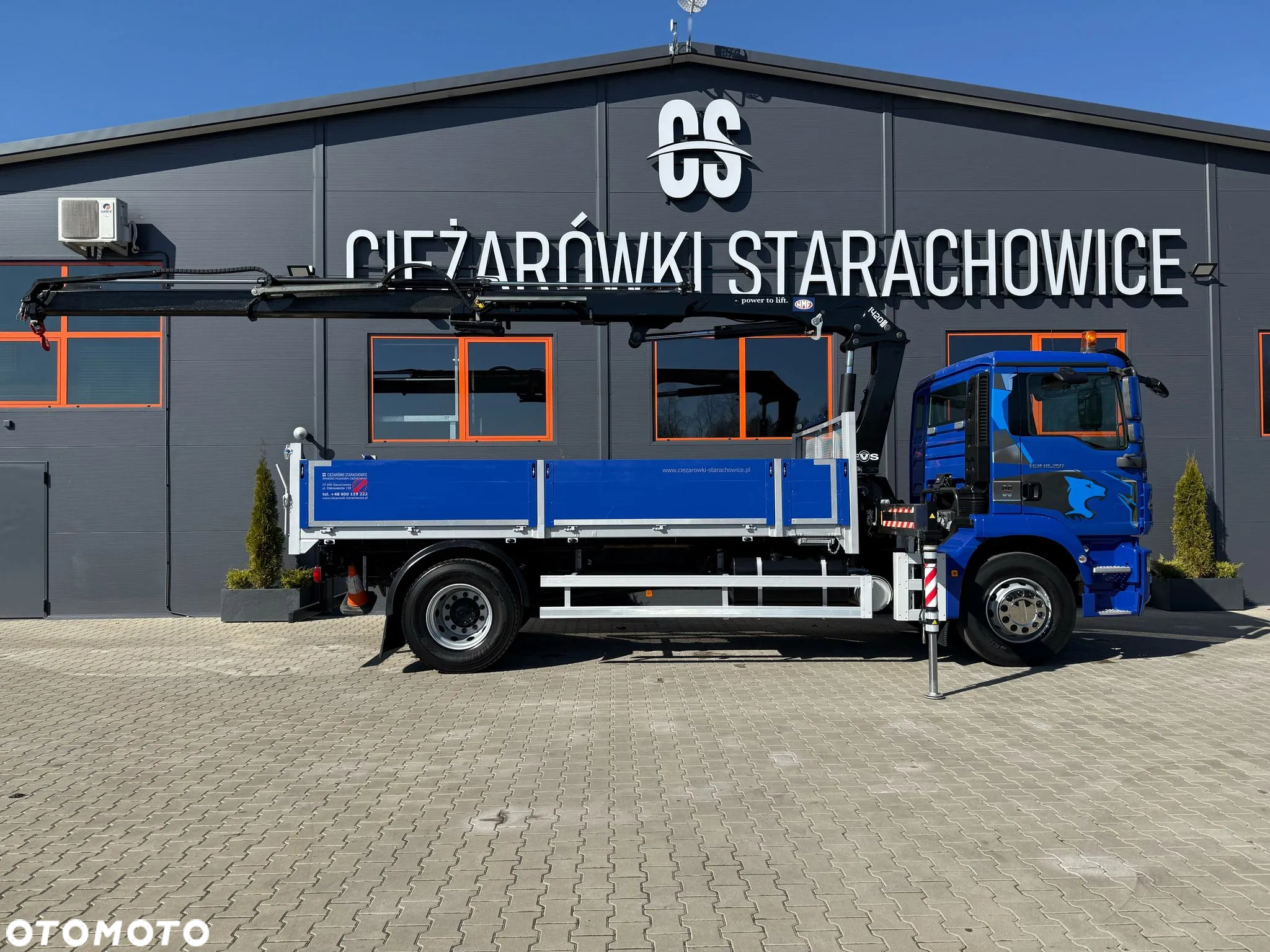 MAN TGM TGL TGS 18.250 // E5 //  wywrotka // skrzynia // HDS HMF z pilotem // 4x2 // budowlanka // kiper wywrot żuraw dzwig kran crane - 18