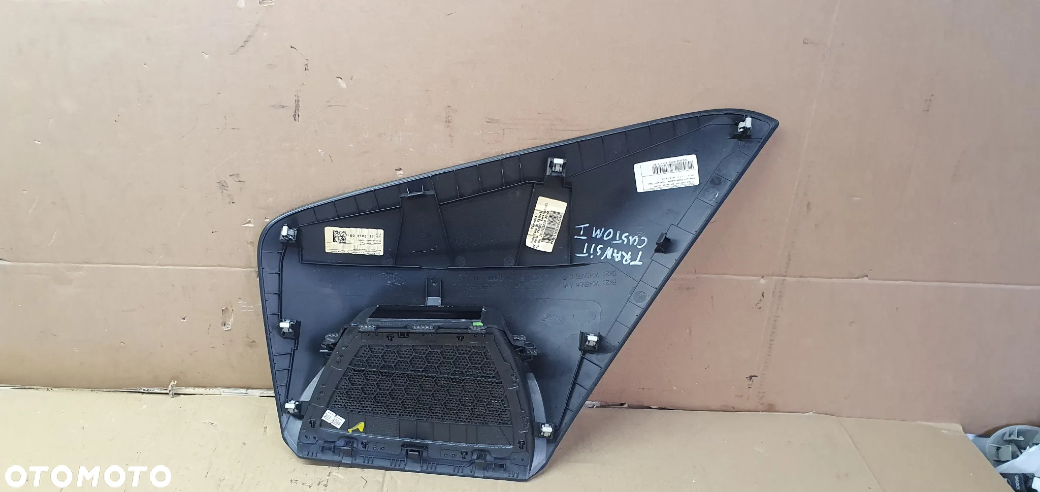 Osłona zaślepka deski konsoli Ford Transit Custom MK8 BK21-V045N56-AD BK21-V045N56-CD - 6